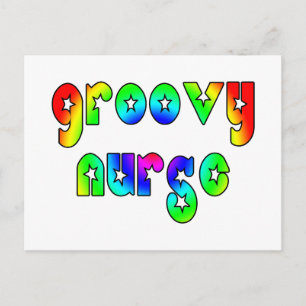 Koel verpleegsters Birthday Kerstfeest Groovy verp Briefkaart