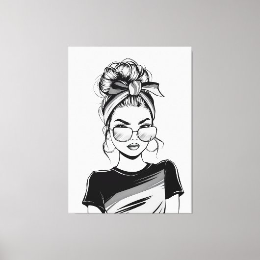 koel vertrouwen canvas afdruk (Voorkant)