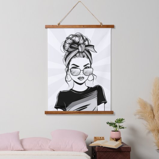 koel vertrouwen hangend wandkleed (Slaapkamer)