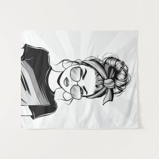 koel vertrouwen wandkleed (Voorkant (horizontaal))