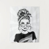 koel vertrouwen wandkleed (Voorkant)