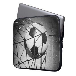 Koel Vintage Grunge Football in Goal Laptop Sleeve