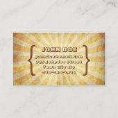 Koel  visitekaartje (Achterkant)