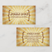 Koel  visitekaartje (Voorkant / Achterkant)