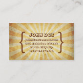 Koel  visitekaartje (Achterkant)