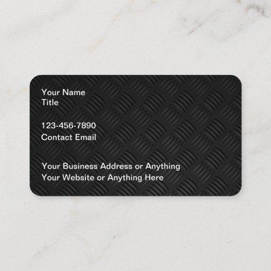 Koel Visitekaartjes voor een automobielbedrijf (Achterkant)