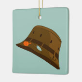 Koel vissen pet en Vis op de rug Ornament (Links)