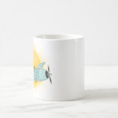 Koel  vliegtuig zonneschijn koffiemok (Center)