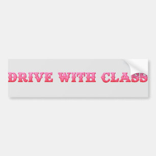 Koel Voertuig Enthousiasme in Oogverblindende Stij Bumpersticker