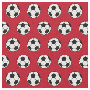 Koel Voetbal rood Stof