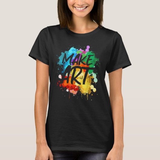 Koel voor mannen Artiest Teacher Painter Artists T-shirt (Voorkant)