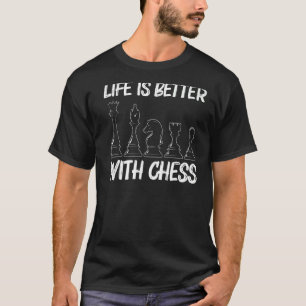 Koel voor mannen Koningin Koningin Rook Knight Pa T-shirt