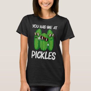Koel voor mannen Pickle Food Cucumber T-shirt