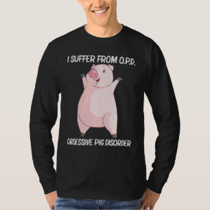 Koel voor mannen Varkens Boar Piggy Boerderij Anim T-shirt