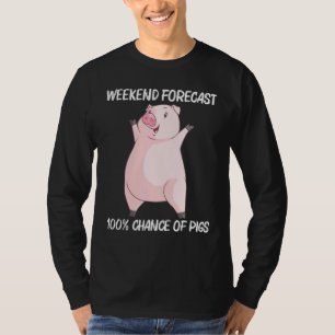 Koel voor mannen Varkens Boar Piggy Boerderij Anim T-shirt