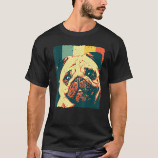 Koel voor mannen Zwarte Hondenliefhebbers Vintag T-shirt