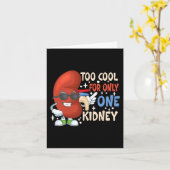 Koel voor slechts één niertransplantatie nierziekt kaart (Gele Bloem)