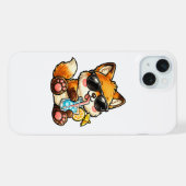 Koel Vos Drank iPhone Hoesje (Achterkant horizontaal)