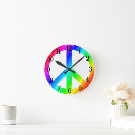 Koel vredesbord ronde klok