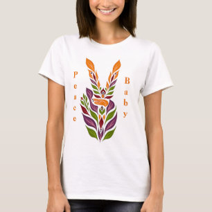 Koel vredesbord t-shirt