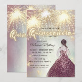 Koel vuurwerk glitter elegante gouden sprankeling kaart (Voorkant / Achterkant)