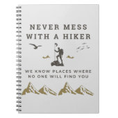 Koel wandelend maakt nooit minder met een wandelaa notitieboek (Voorkant)