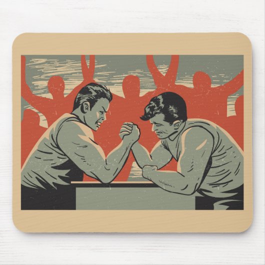 Koel wapenwedloop muismat (Voorkant)