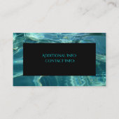Koel water achtergrond Visitekaartje 4 (Achterkant)