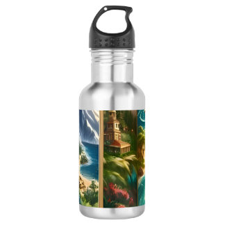 Koel water fles van Zazzle