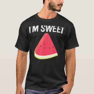 Koel Watermeloen Voor Mannen Vrouwen Rode Meloen F T-shirt