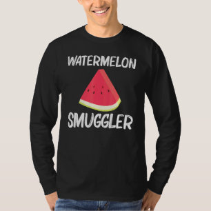 Koel Watermeloen Voor Mannen Vrouwen Rode Meloen F T-shirt