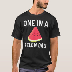 Koel Watermeloen voor vader Rood Melon Fruit Bev T-shirt