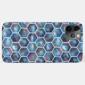 Koel waterverf galaxie-honingraatpatroon Case-Mate iPhone case (Achterkant (horizontaal))