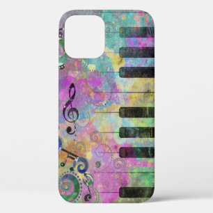 Koel Waterverven Spletters kleurrijke piano Case-Mate iPhone Case