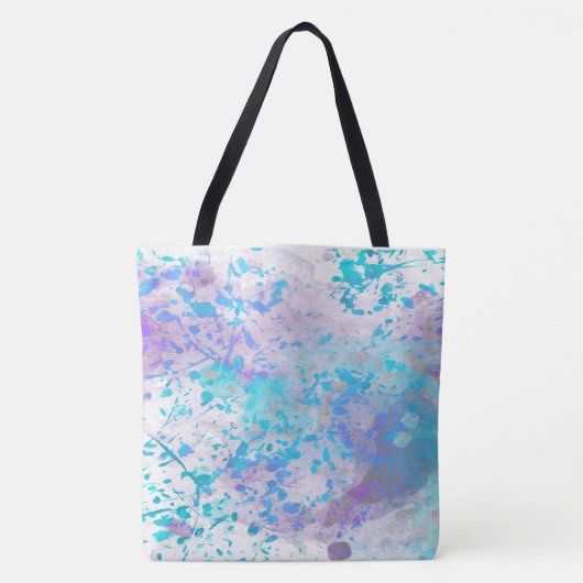 Koel waterverven tote bag (Voorkant)