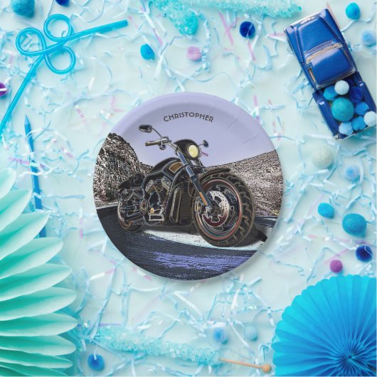 Koel wegwerpmotor papieren bordje (Feest)