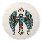 Koel, Western kruisen Keramische Knop (Voorkant)