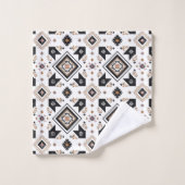 Koel Western tegelpatroon Bad Handdoek (Wasdoekje)
