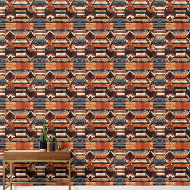 Koel Western tegelpatroon Behang (Hal)