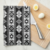 Koel Western tegelpatroon Theedoek (Quarter Fold)