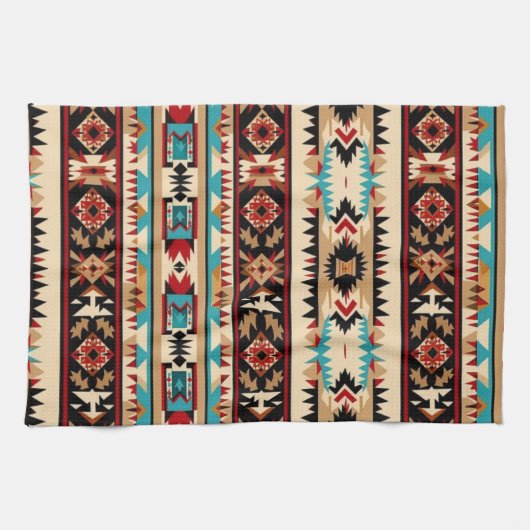 Koel Western tegelpatroon Theedoek (Horizontaal)