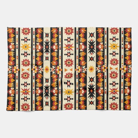 Koel Western tegelpatroon Theedoek (Horizontaal)