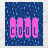 Koel. Wijn Etiket (Enkel label)