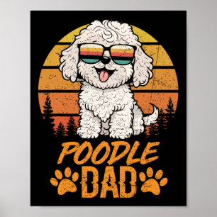 koel wit Speelgoed poedel papa vaders dag voor Poster