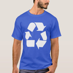 Koel Witte Recycling Symbool T-shirt