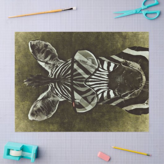 Koel Zebra Abstract Tissuepapier (Craft)