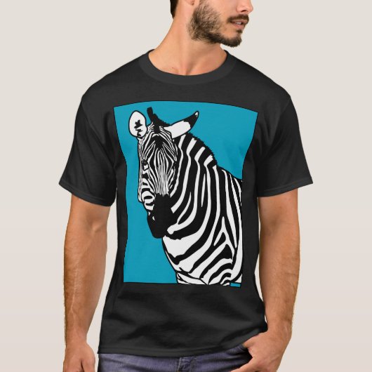 Koel Zebra T-shirt (Voorkant)