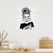 Koel zelfvertrouwen poster (Keuken)