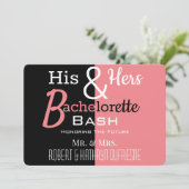 Koel zijn/haar Combo Bachelor/ette persoonlijke C Kaart (Staand voorkant)