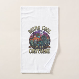 Koel zijn is kostuum Halloween Zombie Kerkhof_1 Handdoek